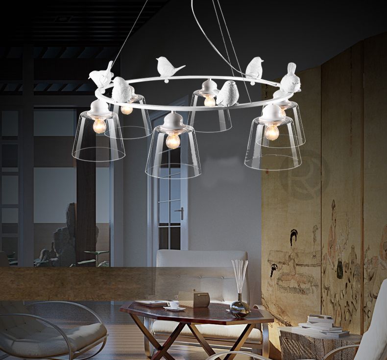 Designer chandelier PASSERO by Romatti