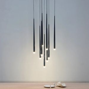 Дизайнерский подвесной светильник из металла SLIM by Romatti