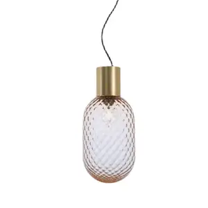 Дизайнерский подвесной светильник из стекла VURDA by Romatti