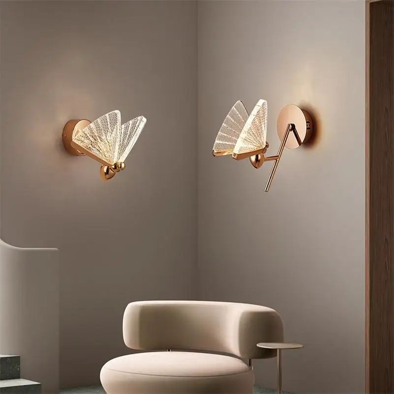 Wall lamp (Sconce) BUTTERFLY by Romatti