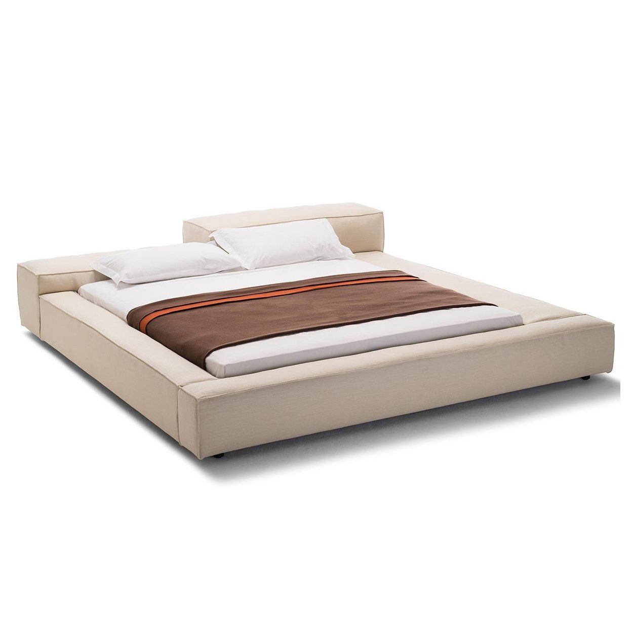 Double bed 160x200 beige Extrasoft