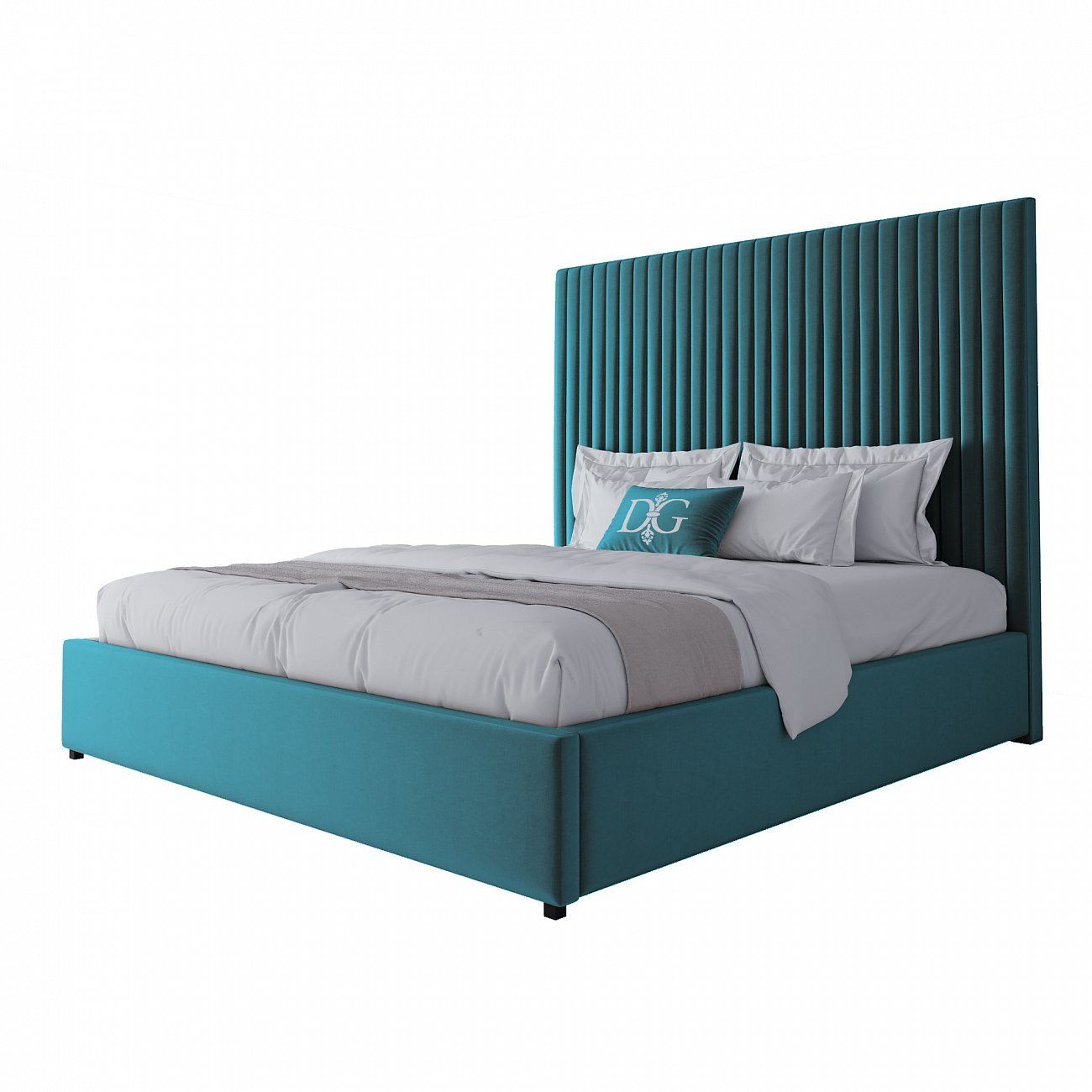 Double bed 180x200 cm sea wave Mora P