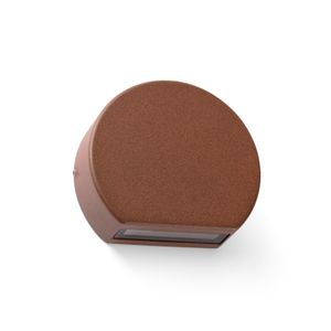 Outdoor wall lamp Pill rust brown 70826