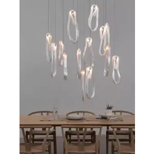 Дизайнерский подвесной светильник из стекла ZOLTER by Romatti