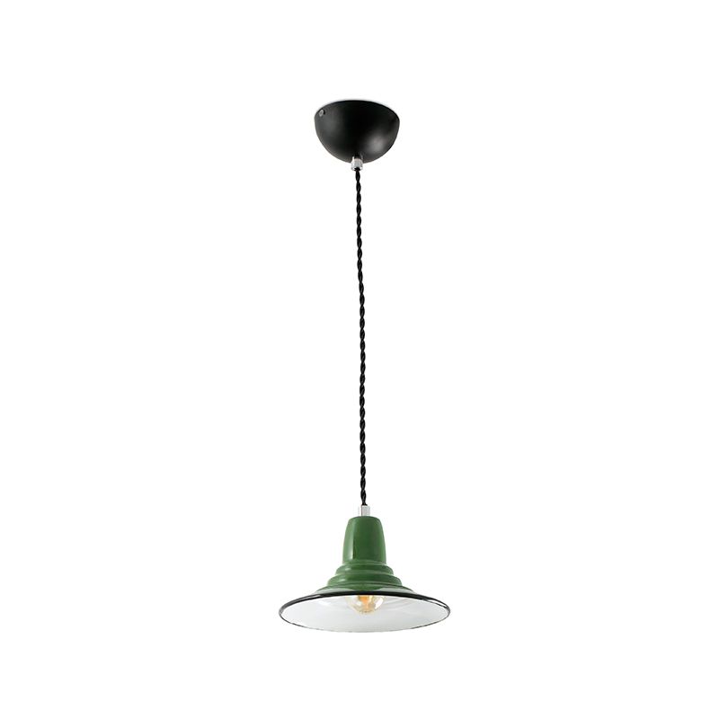Hanging lamp Faro Ninette green 64165