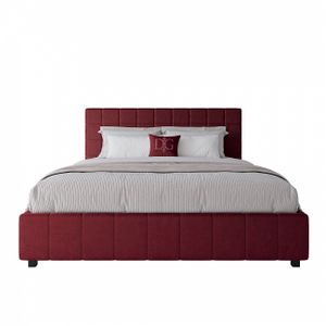 Кровать двуспальная 180х200 см красная Shining Modern