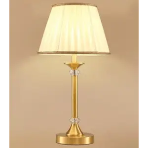 Дизайнерская настольная лампа с абажуром GILBA by Romatti