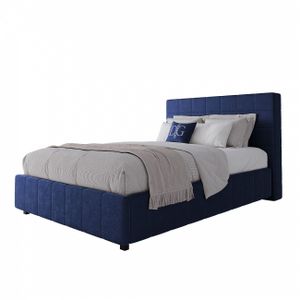 Кровать подростковая 140х200 синяя Shining Modern