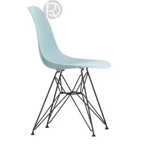 Дизайнерский пластиковый стул EAMES DSR BLACK by Vitra