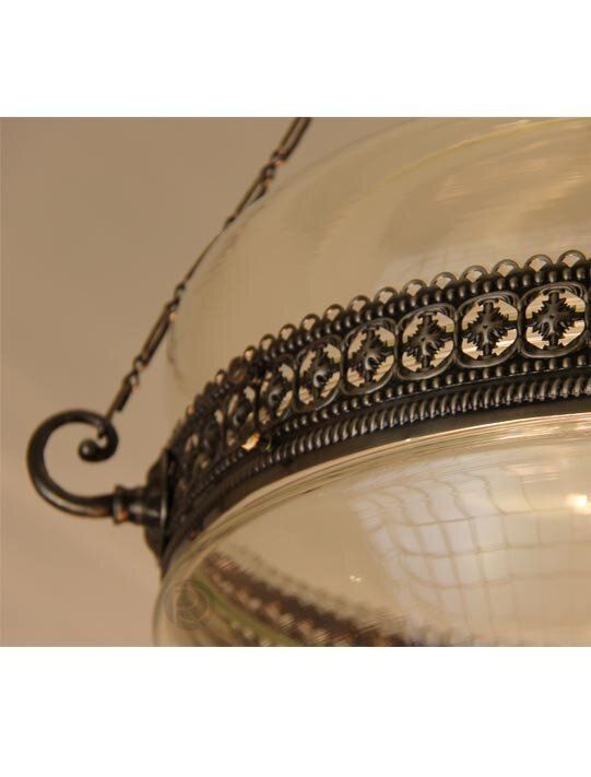 Hanging lamp VASE OPTIC by Romatti Lighting