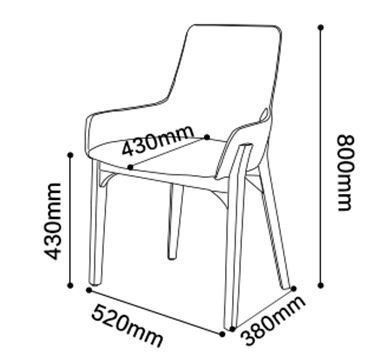 Cheviot chair by Romatti