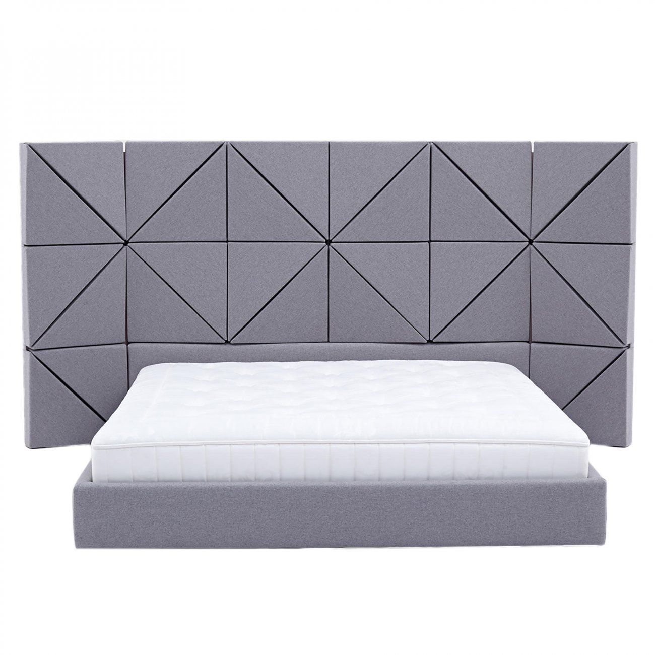 Double bed 160x200 purple Floe Comfortable