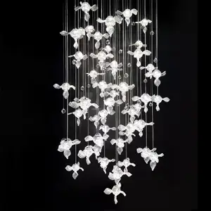 Дизайнерский подвесной светильник из стекла ILONES by Romatti