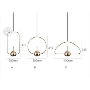 Дизайнерский подвесной светильник в скандинавском стиле Molo by Romatti
