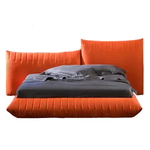 Кровать двуспальная 180х200 оранжевая Bellavita