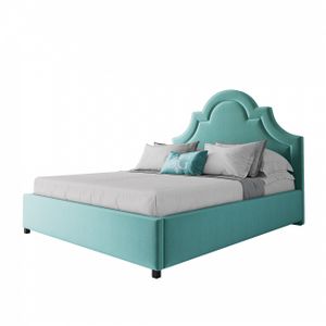 Double bed 160x200 turquoise Kennedy