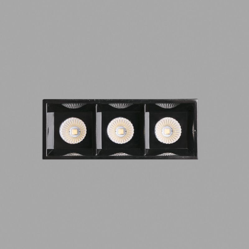 Recessed lamp Troop Trimless black 43705