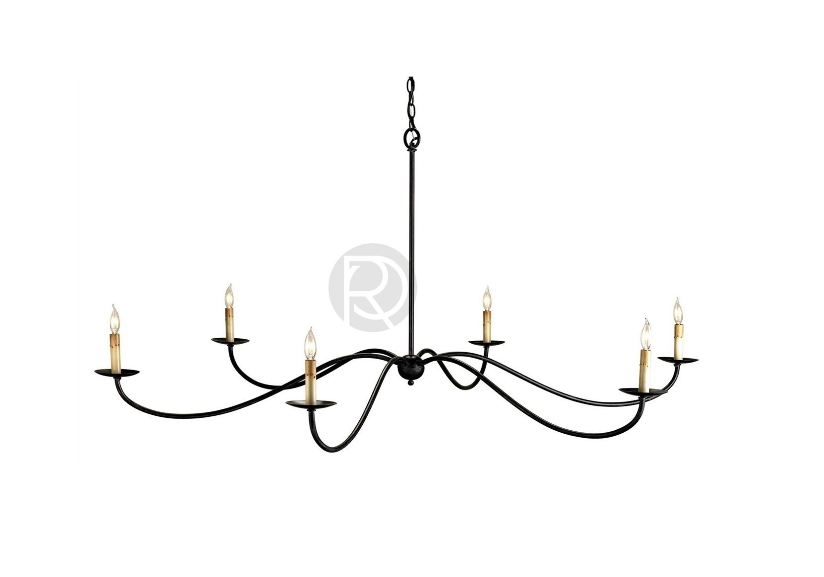 SAXON chandelier by Currey & Company