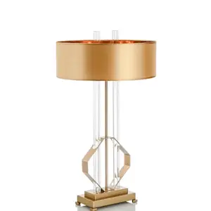 Дизайнерская настольная лампа с абажуром EDITA by Romatti