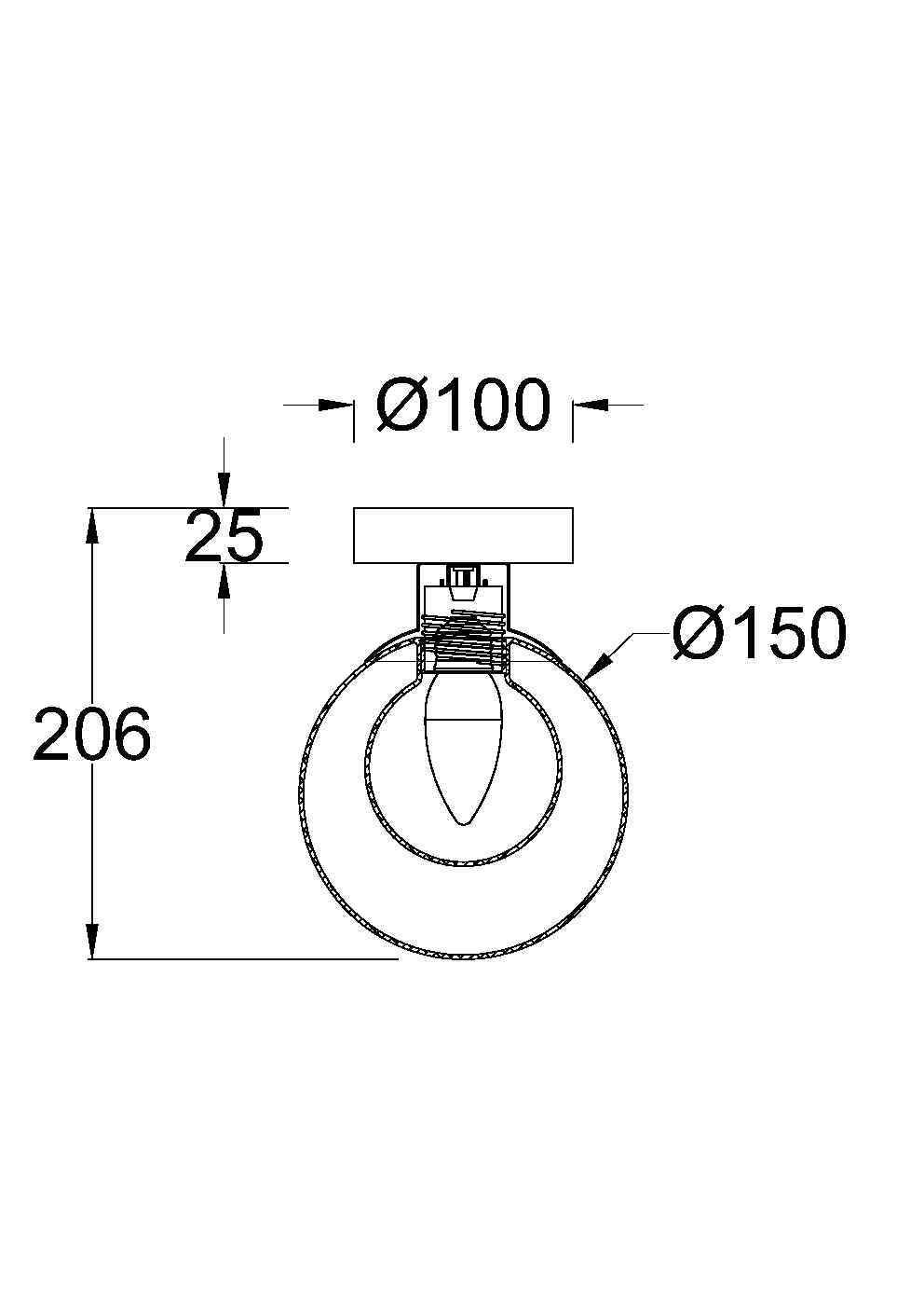 Настенный светильник (бра) Basic form Modern
