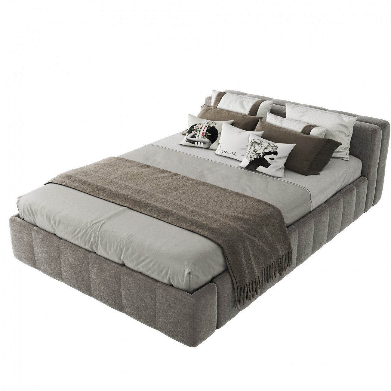 Bonaldo teenage bed 140x200 cm beige