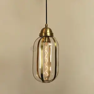 Hanging lamp TESLA GLASS by Romatti Lighting