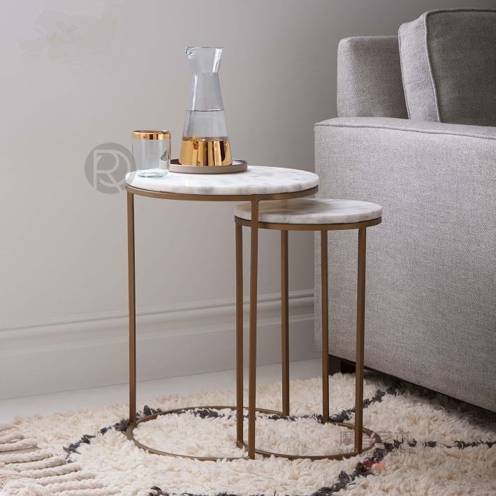 Coffee Table Round Nesting by Romatti