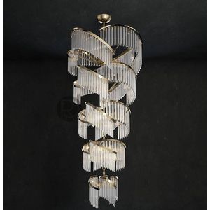 Дизайнерская люстра в виде спирали TWIST by Romatti