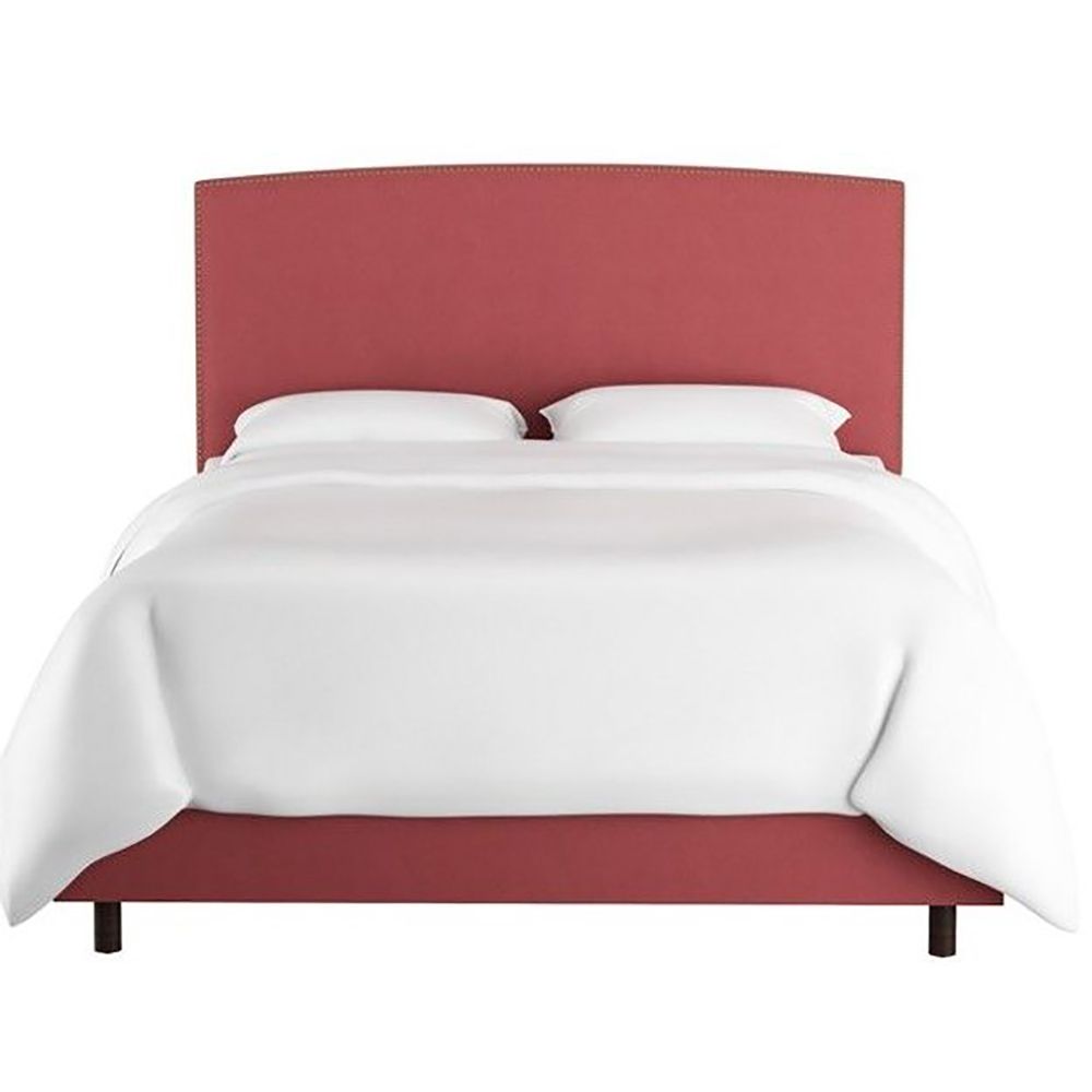 Double bed 180x200 red Everly Dusty Rose