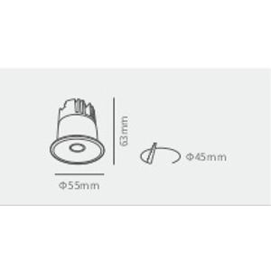 Встраиваемый светильник TDJ5545/TDJ6555 by Romatti