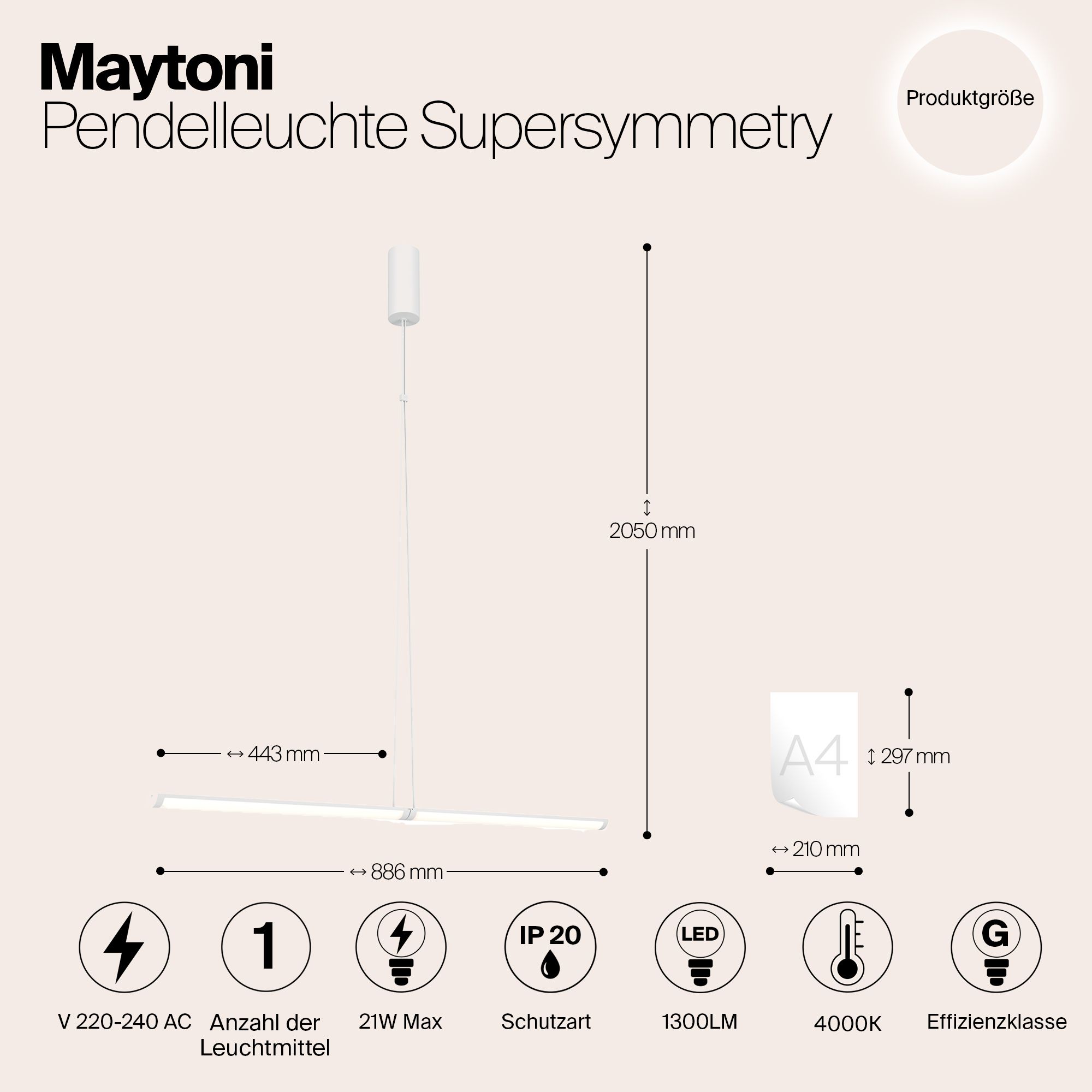 Подвесной светильник Supersymmetry Pendant