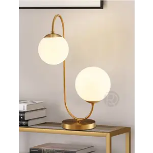 Дизайнерская настольная лампа PELLE by Romatti