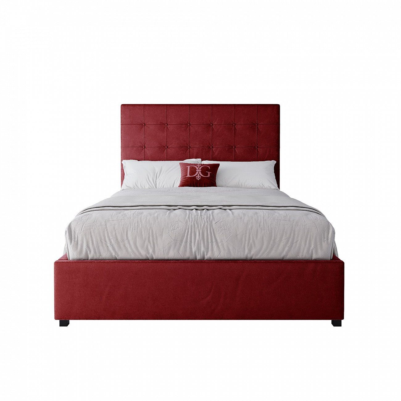 Teenage bed 140x200 red Royal Black
