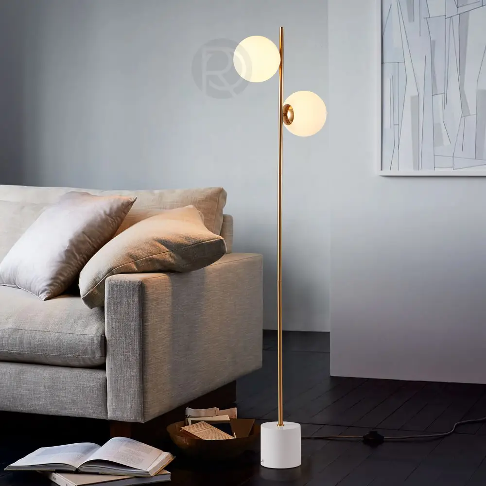 Designer floor lamp SHERE STEM by Romatti