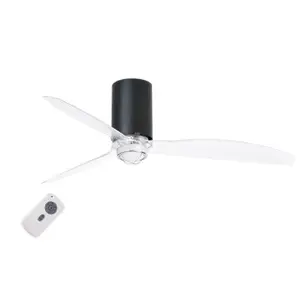 Люстра - вентилятор Mini Tube Fan Matt Black 1L 32041-10