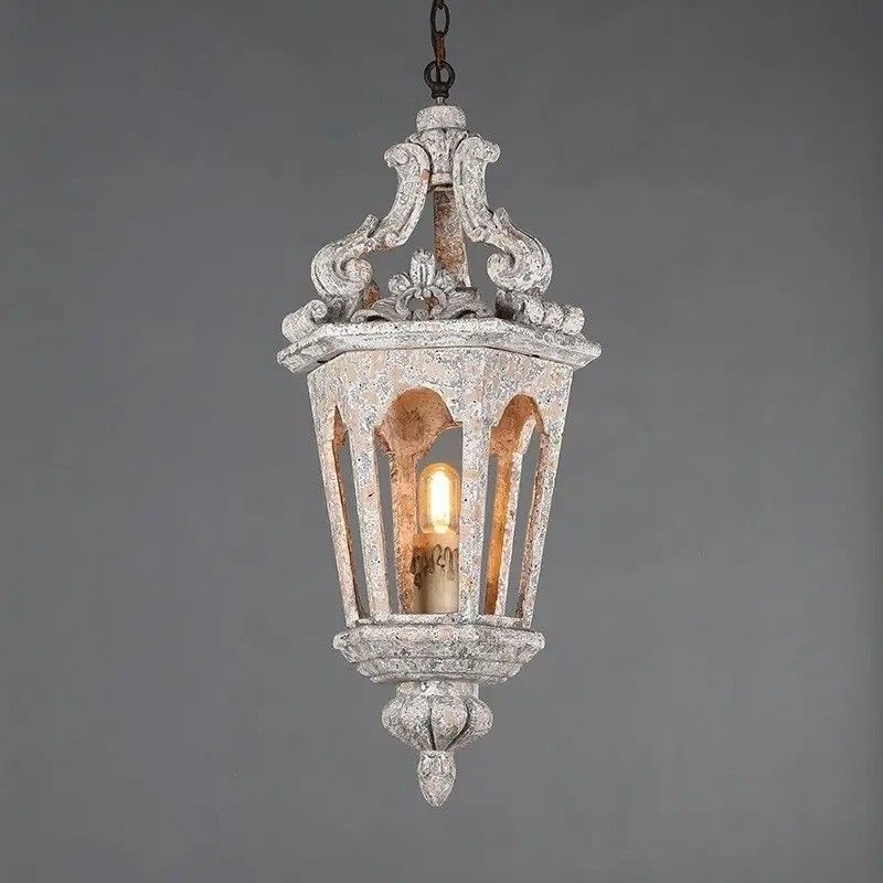 Pompea Wood chandelier by Romatti