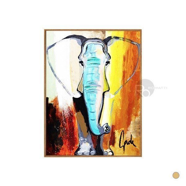 Painting Elephant by Romatti