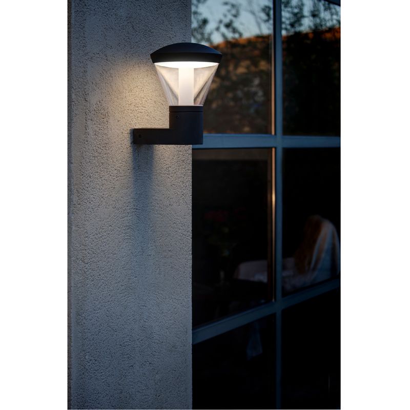 Outdoor wall lamp Shelby dark grey 75536