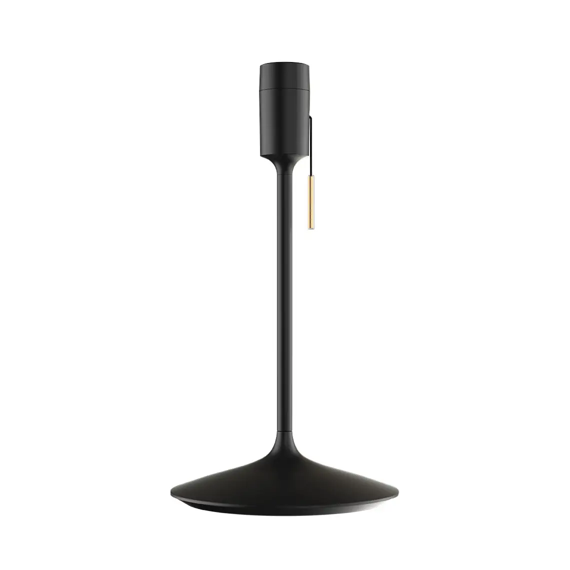Champagne black table lamp with USB (In-42 cm)