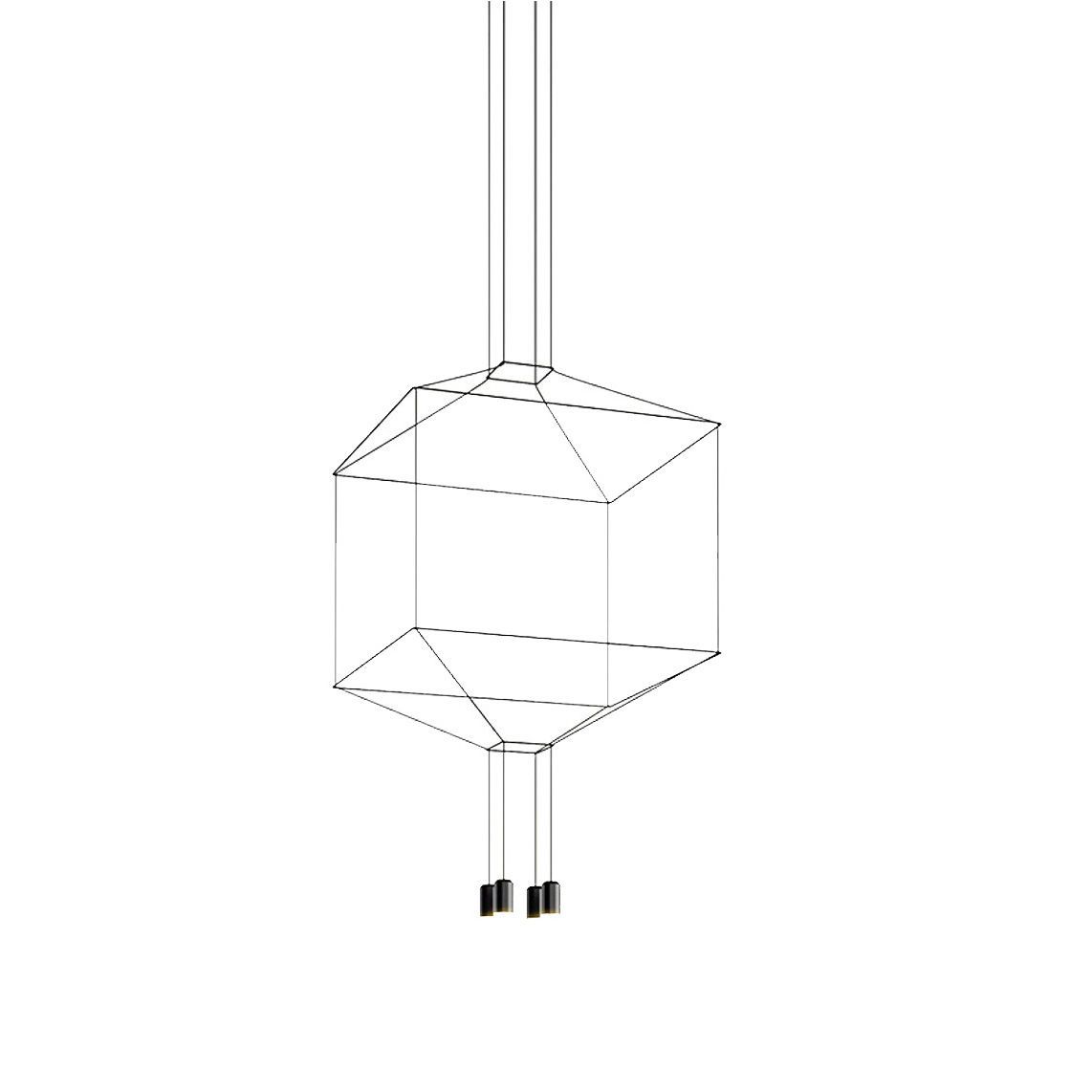Hanging lamp Wireflow by Vibia
