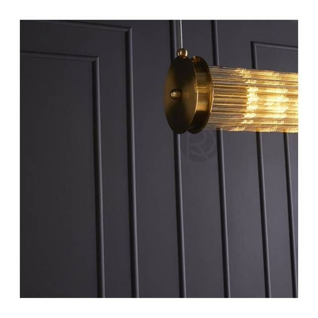 Hanging lamp TUBE BRASS by Signature