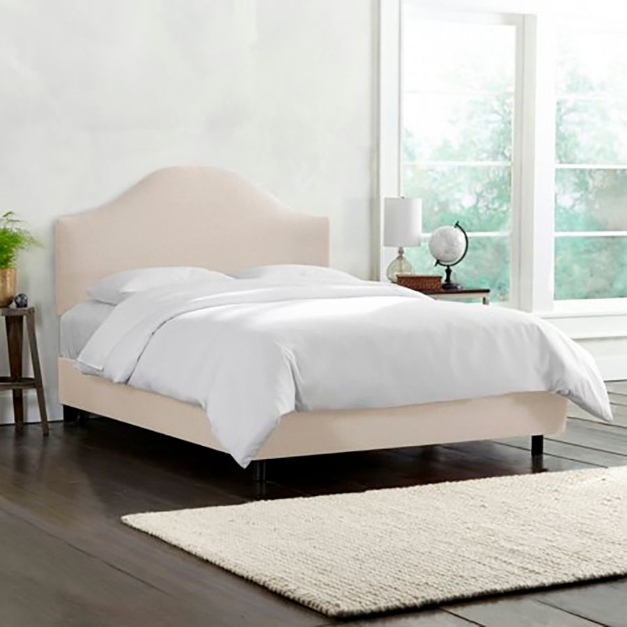 Double bed 180x200 white Libby Beige