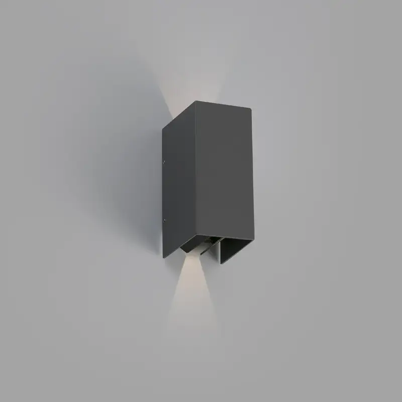 Outdoor wall lamp Blind dark grey 70634
