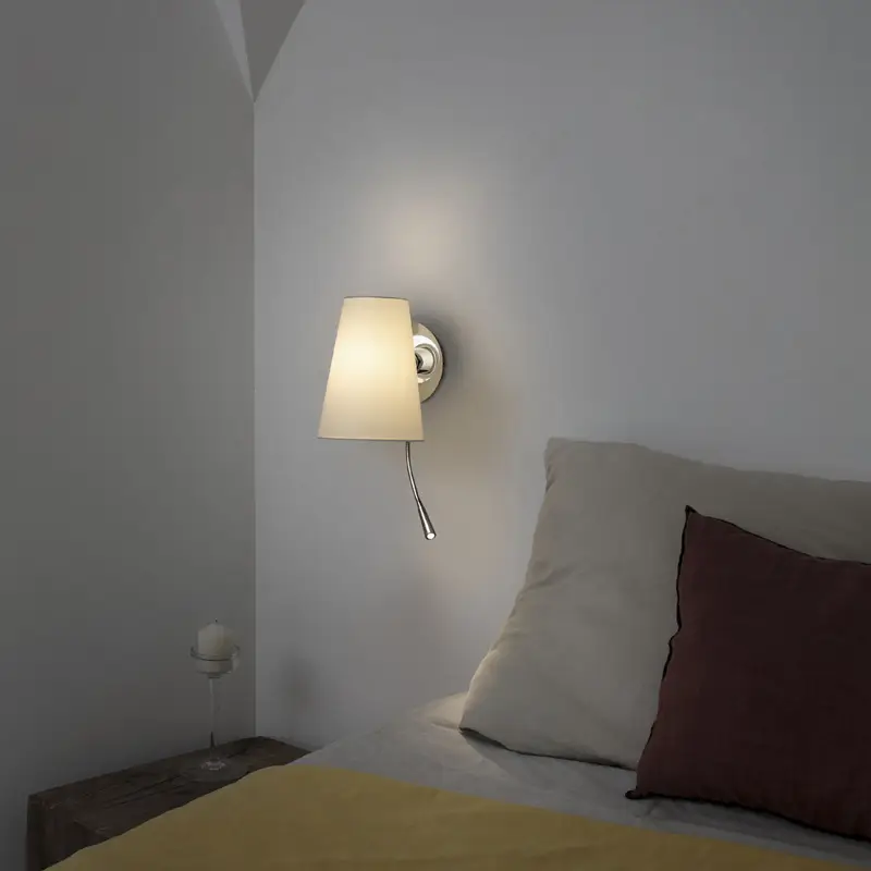 Wall lamp Lupe chrome+white 29996