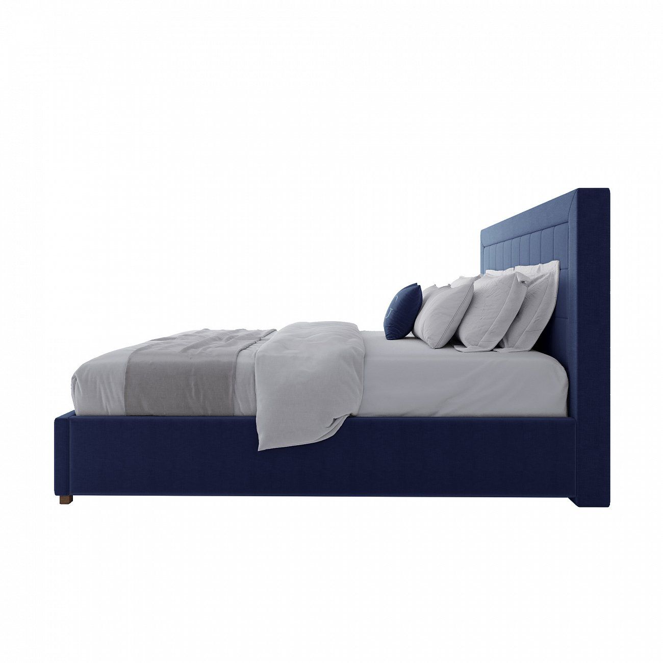 Large bed 200x200 Elizabeth blue