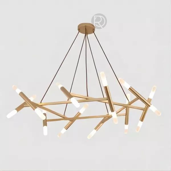 Designer chandelier PENTAGON by Romatti