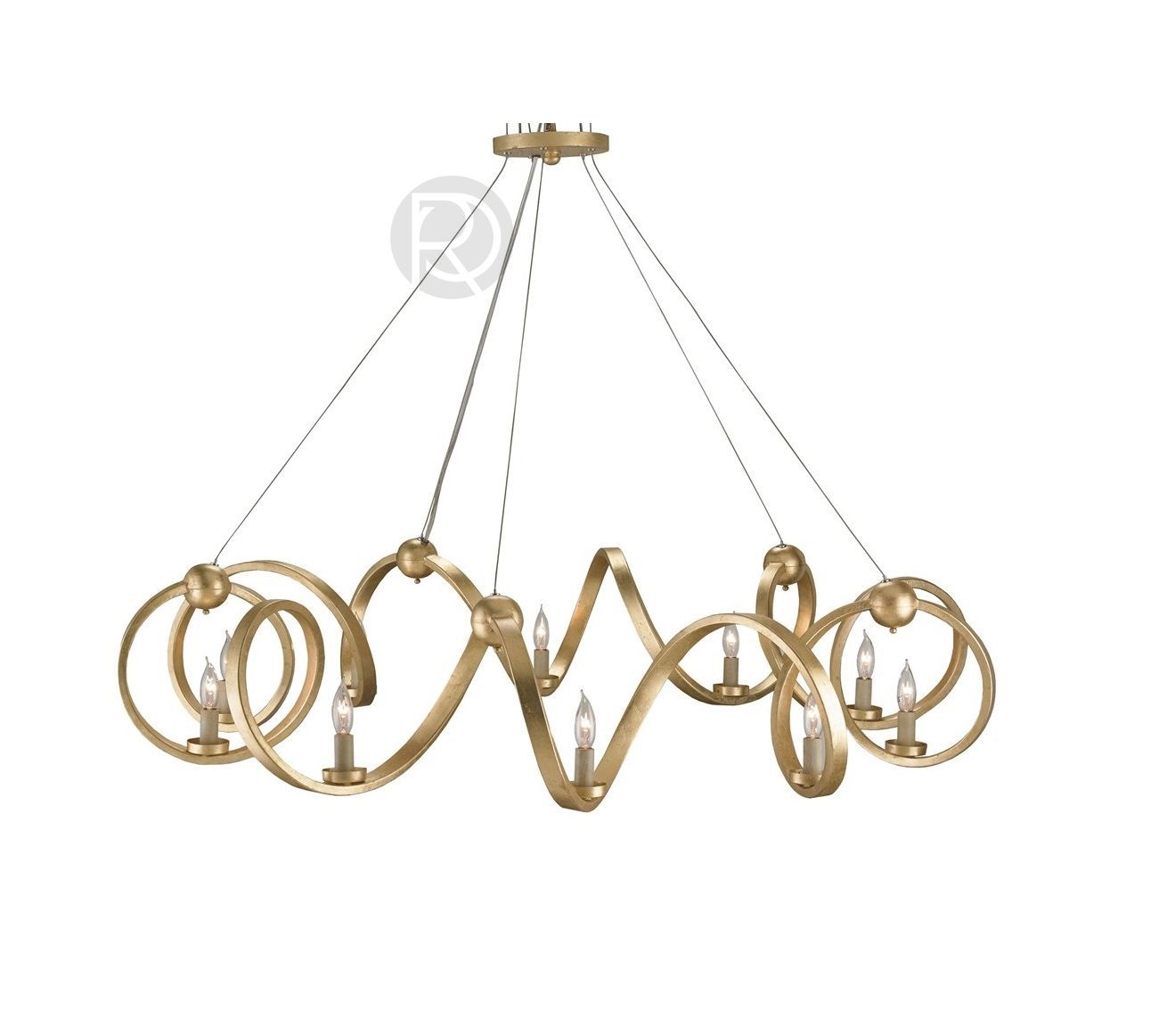 Chandelier RINGMASTER by Currey & Company