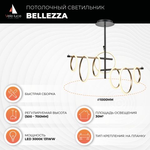 Потолочный светильник Bellezza by Vele Luce