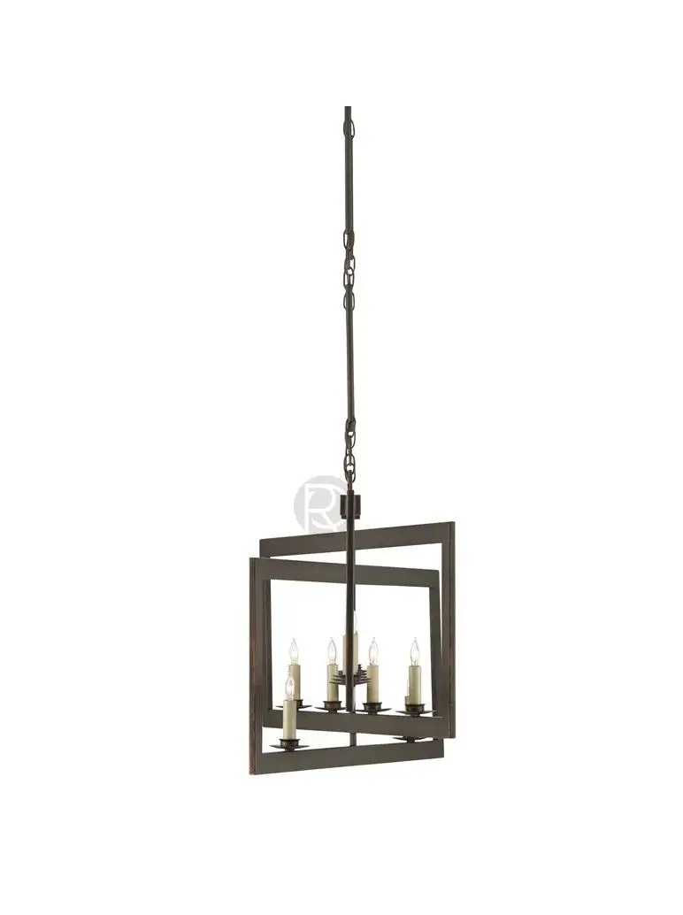 MIDDLETON RECTANGULAR chandelier by Currey & Company