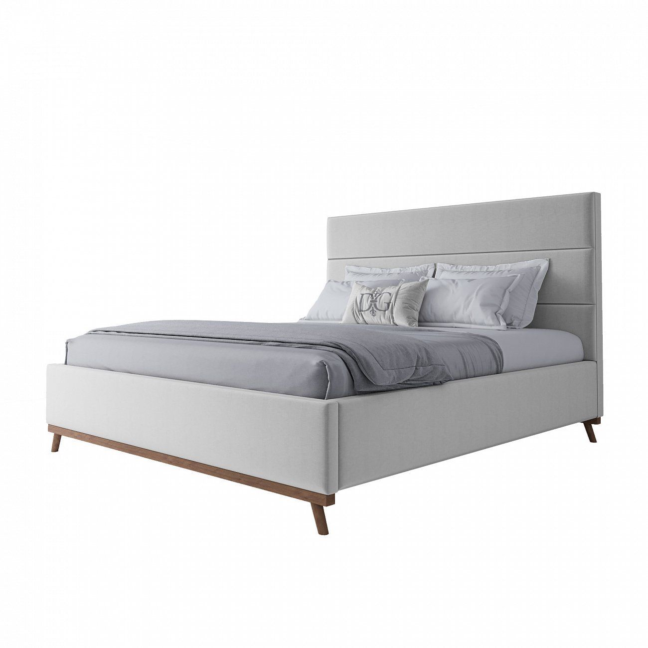 Double bed 180x200 white Cooper Snowfall